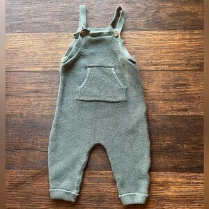 Kid's Carter One Piece Blue Knit Little Planet 9m Baby Unisex Yarn Organic Farm